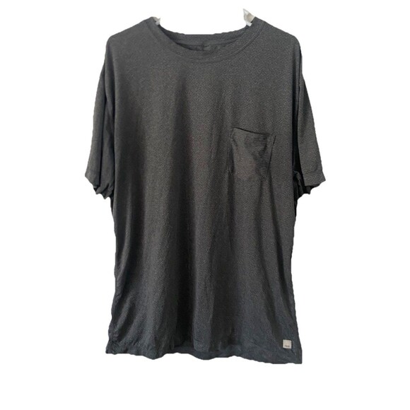 Vuori Tradewind Performance T-Shirt 2.0 Mens XL Grey Heathered Pocket - Picture 2 of 6